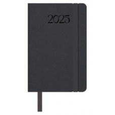 AGENDA 2025 MANHATAN SEMANA VISTA BOLSILLO 8,5 X 13 CM COLOR NEGRO DOHE 12871 - 25 (Espera 4 dias)